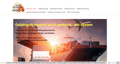 Desktop Screenshot of gefahrgut-online-center.at